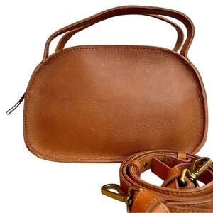 Madewell Classic Tan Leather Crossbody Bag - Women